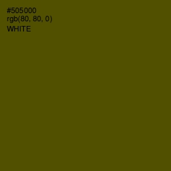 #505000 - Verdun Green Color Image